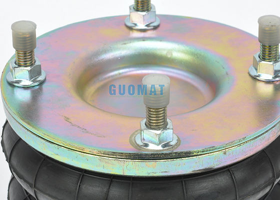 Endüstriyel Ekipmanlar İçin Çift Kıvrımlı Gaz Süspansiyonlu Hava Yayı 115mm İnme Hava Körükleri