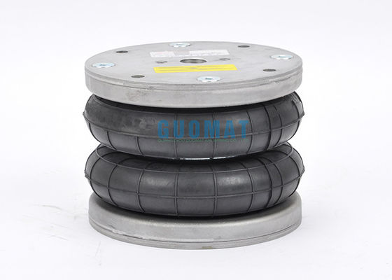 Çift Tip Kıvrımlı Hava Yaylı Körük 4XM8 Dişli Delik Endüstriyel Makine Hava Yastığı