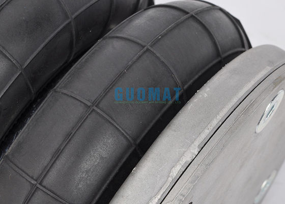 Çift Tip Kıvrımlı Hava Yaylı Körük 4XM8 Dişli Delik Endüstriyel Makine Hava Yastığı