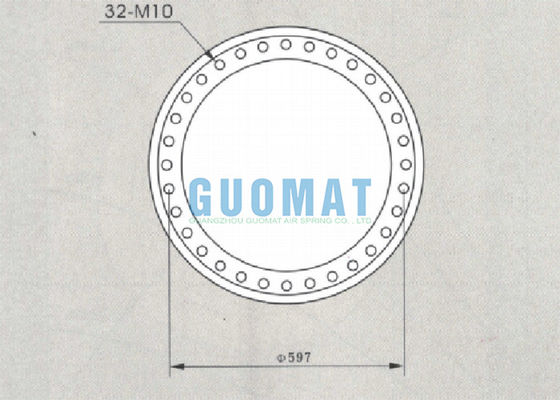 W01-358-7304 Firestone 321 Tip Endüstriyel Körük Üç Katlı