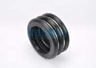 Double Pcs Steel Girdle Ring Industrial Air Springs / Air Bags 3 Convolution