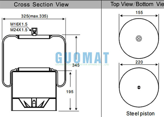 4838 NP01 Contitech Hava Bahçesi Mercedes Benz Süspansiyon Hava Balonu A9463200421