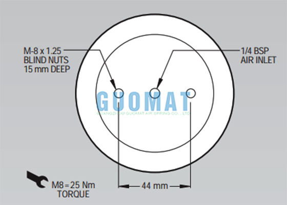 25 Stil Firestone Hava Bahçeleri Bellows W01-358-0030 Çift Kaplı Endüstriyel Hava Yastıkları