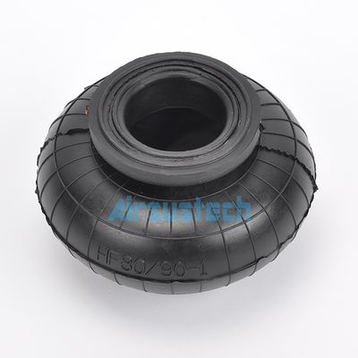 HF80/90-1 Hava Baharı Bellows Air Bag Double Convoluted Rubber Air Shock Absorption