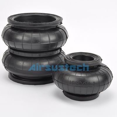 HF80/90-1 Hava Baharı Bellows Air Bag Double Convoluted Rubber Air Shock Absorption