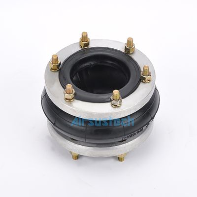 Tek kıvrımlı kauçuk hava yayları endüstriyel tarz 188102h-1 çantalar flens halkaları