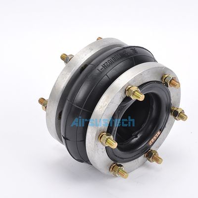 Tek kıvrımlı kauçuk hava yayları endüstriyel tarz 188102h-1 çantalar flens halkaları