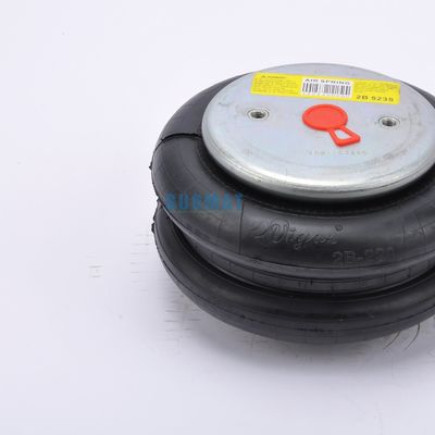 Çifte kıvrımlı kauçuklu endüstriyel hava yayı 2B200 numara hava torbası