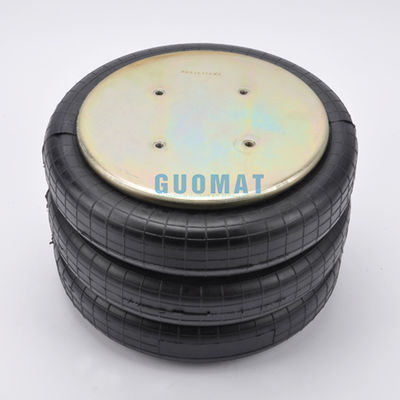 Kauçuk süspansiyon hava yayı 381mm Yükseklik Üçlü sarmal hava bellow