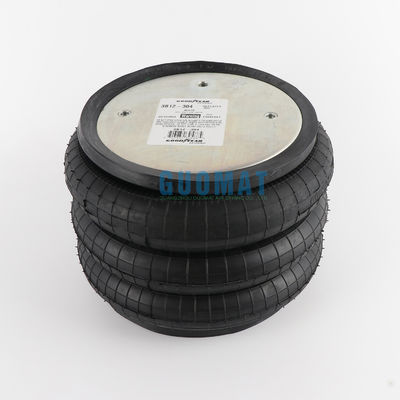 Otomobil Parçaları 3B12-304 Goodyear Hava Baharı Çapraz W01-358-8013 Hava Baharı Üçlü Kabuklu Hava Yastığı FT330-29 Ci 1/4 NPT