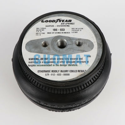 Goodyear 1B6-833 Tek katmanlı kauçuk hava süspansiyonu 579912833 Endüstriyel hava yayı