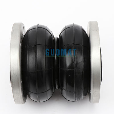 Guomat Endüstriyel Hava Bahçesi 2H160166 Flanşlı Çift Kaplı Kauçuk Bellow