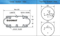 GUOMAT 1B6171 Endüstriyel Hava Bahar Meclisi Kauçuk Körüklü Deri Çekmece Makinesi Için 1B330 Max 325mm