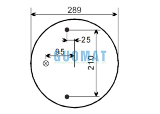 1R14-823 Goodyear Hava Bahçesi Montajları W01M586223 Firestone Süspansiyon Hava Kauçuk