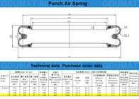 Punch Press Kauçuk Hava Yastığı / Guomat F-400-2 Bakınız Yokohama S-400-2 Çift Hava Yay