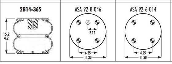 578-92-3-356 Goodyear Körükler 2B14-365 FIRESTONE W013586801