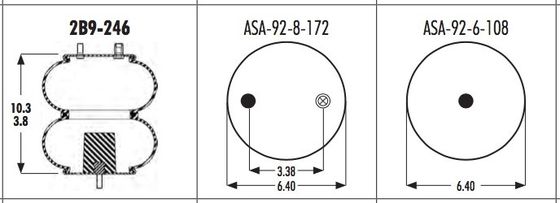 Firestone W01-358-6932 2B9-246 Goodyear Körük