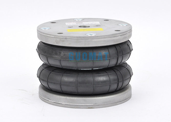 Çift Tip Kıvrımlı Hava Yaylı Körük 4XM8 Dişli Delik Endüstriyel Makine Hava Yastığı