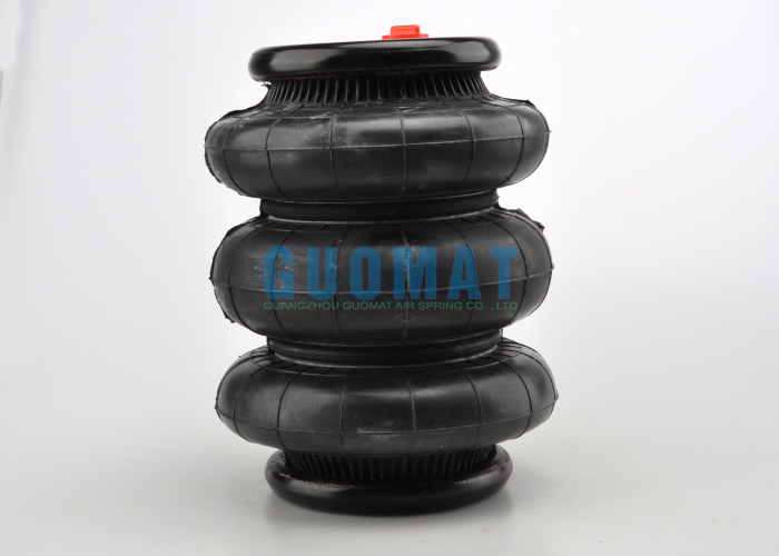 Üçlü Sarmal Hava Yayı 117mm-460mm Strok Endüstriyel Kauçuk Hava Şoku Kamyonetler İçin