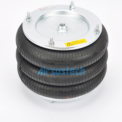 ContiTech FT412-32 DS Hava Yayı Yedek Üçlü Kıvrımlı Kauçuk Hava Körüğü Ağır Hizmet Tipi Süspansiyon