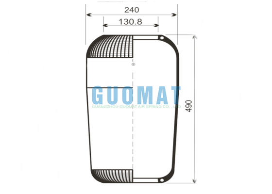 713N Contitech Otobüs Hava Yayı 9066 Goodyear Kauçuk Hava Körüğü Yedek Parça Tedarikçisi