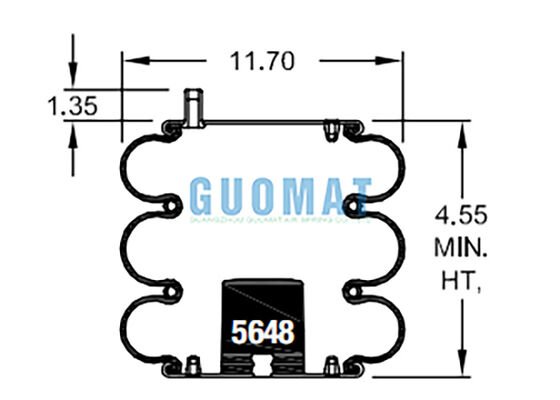 FT 330-29 703 Contitech Endüstriyel Hava Yastıkları W01-358-7990 Firestone Pnömatik Hava Körükleri