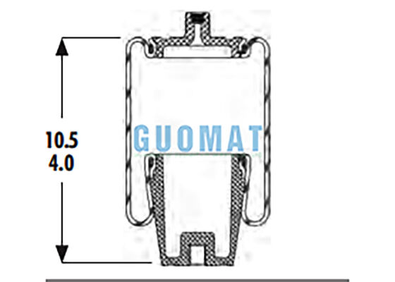 1S4-056 Goodyear Süspansiyon Hava Yayı Değişimi W023587040 Firestone Kabin Hava Körüğü