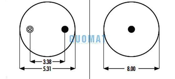 566-18-3-004 Kauçuk Körük 1R9-003 Goodyear Kamyon Süspansiyon Hava Yayı