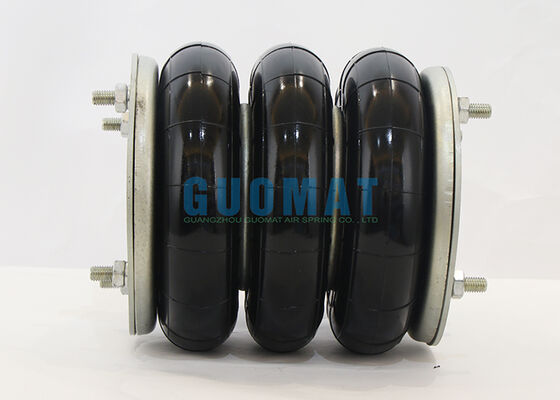 6 "x 3 Kauçuk Bellows W01R584095 Firestone G1/2 Hava Deliği ile Üçlü Çemberli Hava Baharı