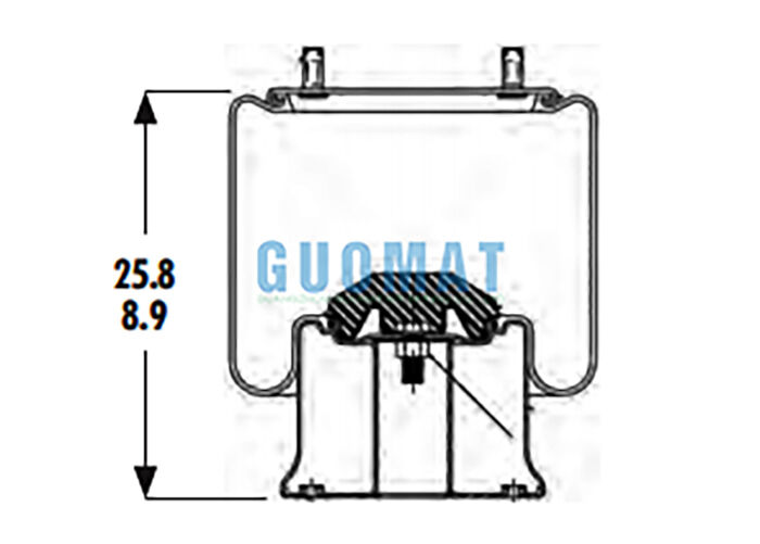 1R14-201 Goodyear Ağır Güçlü Kamyon Hava Yayı 566-28-3-020 Hava Asansörü Sistemi